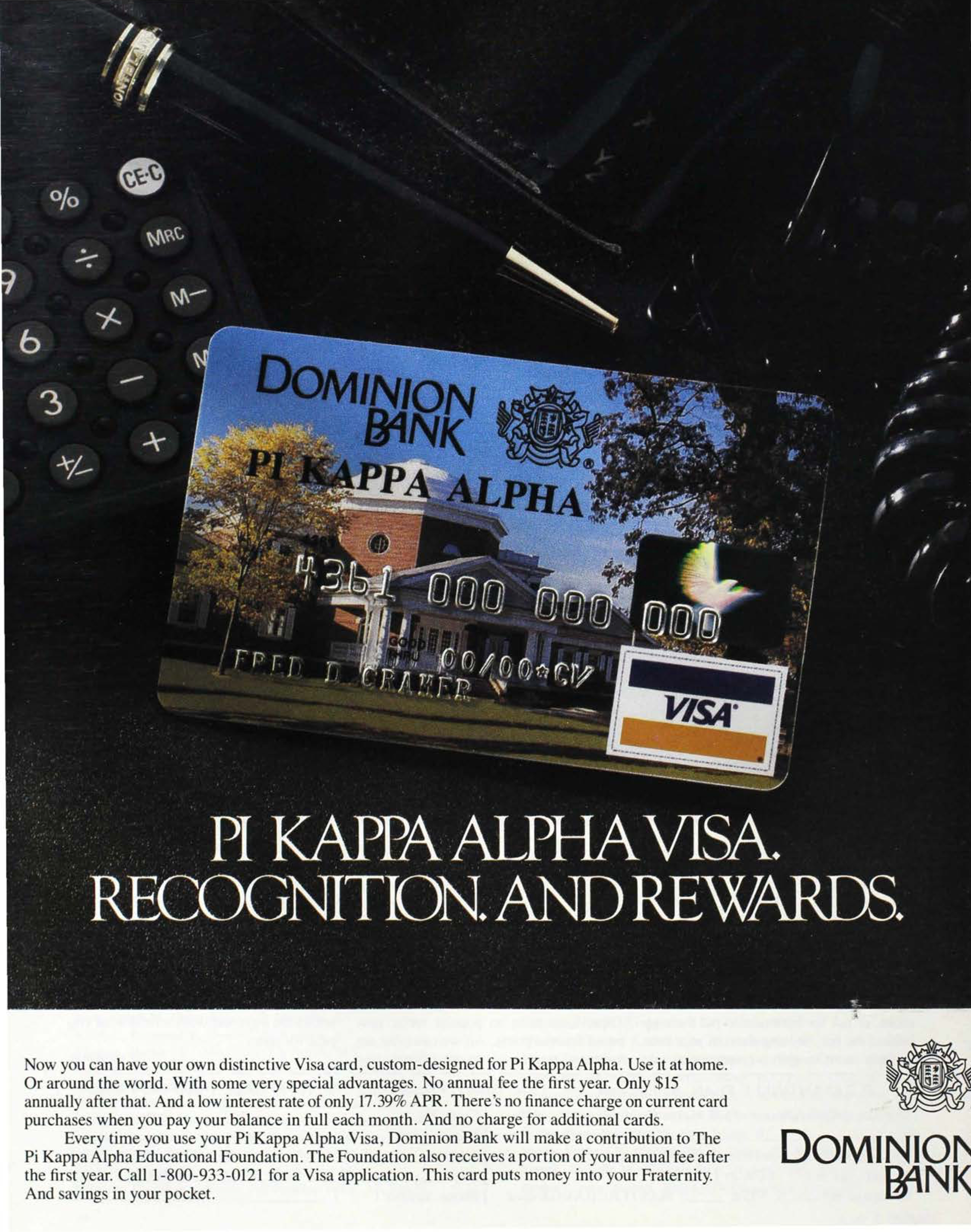 Shield & Diamond, Vol. 101, No. 3, Back Cover